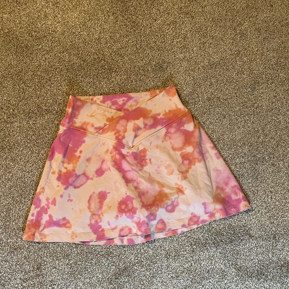Victoria secret (pink) tie dye athletic skirt